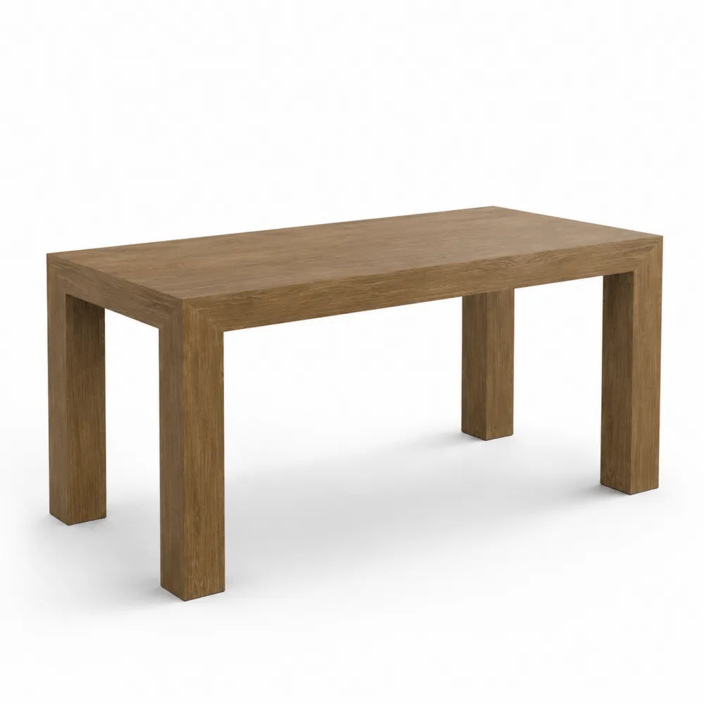 Table à manger rectangulaire en bois de chêne 150x90x75 cm