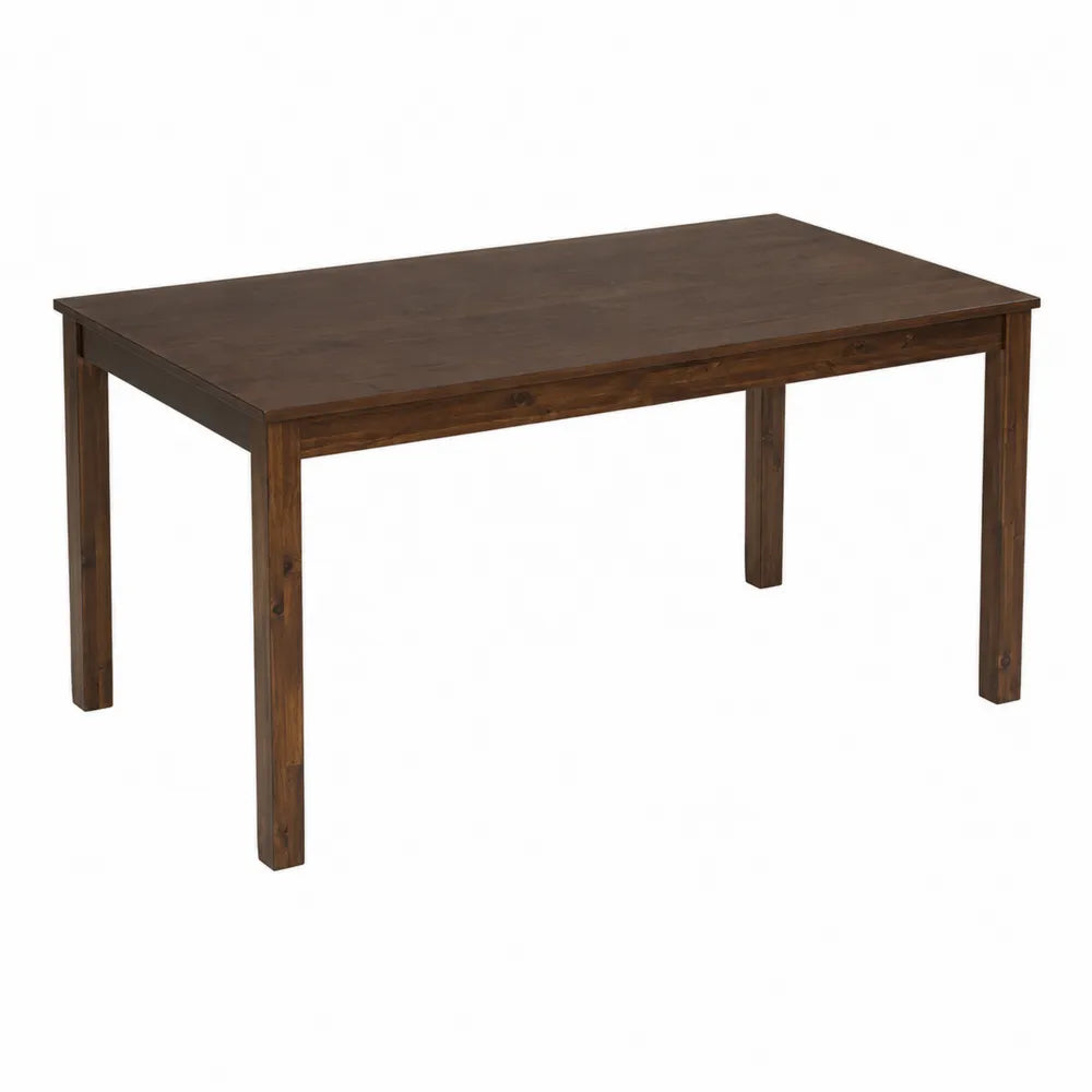 Table à manger en bois Brun 150cm x 90cm x 75cm