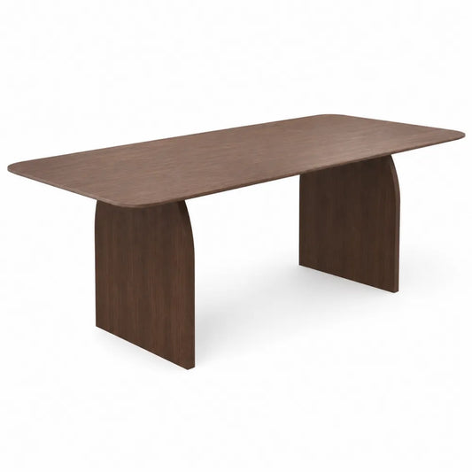 Table rectangulaire en bois 200x100x75 cm Marron